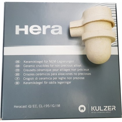 Kulzer Hera Ceramic Crucibles - NPM; IM/IG/I95/IQ/EC - 6 pcs - 64500685